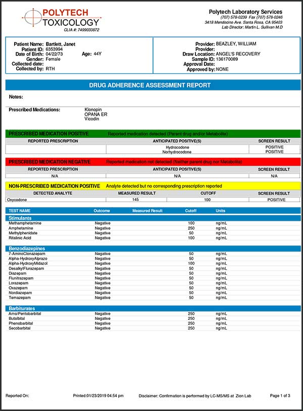 Polytech Toxicology Report Example