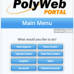 PolyWeb Portal Menu
